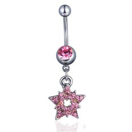 Navel Bell Button Rings D0747 1 Color Nice Style Belly Ring Pink As Imaged Piercing Body Jewlery Drop Delivery Jewelry Dhgarden Dhpsx