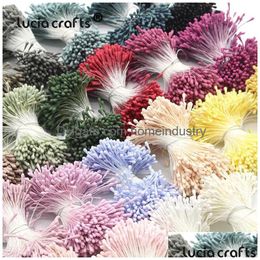 Decorative Flowers Wreaths 400Pcs /Lot Stamen 2Mm Diy Artificial Wreath For Party Home Decor Drop Delivery Garden Festive S Dhpsu