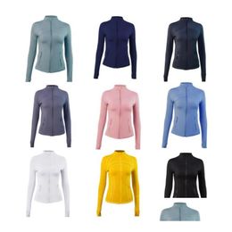 Familie Passende Outfits Lemens Yoga Sweatshirt Scuba Fl Half Zip Hoody Hoodies Outdoor Freizeit Sweatshirts Gym Kleidung Drop Lieferung Dhram