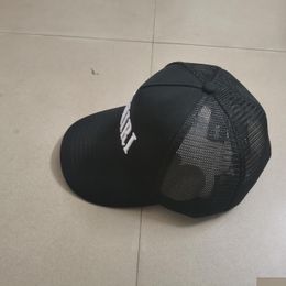 Ball Caps Luxury Designers Hat Fashion Trucker High Quality Embroidery Letters 2022 Drop Delivery Accessories Hats Scarves Gloves Dh1Sx