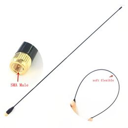 Walkie Talkie Flexible Thin Soft Long UV Dual Band SMA Male Antenna For Yaesu Vertex Linton Wouxun UV8D UV9D UV6D PX2R/A6 Etc