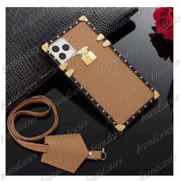 Luxury Phone Cases For iPhone 15pro 15 15promax 14 14promax 14plus 13ProMax 12pro 11 XR XS Max leather shell Samsung s23 s23plus S22Ultra S21 With lanyard