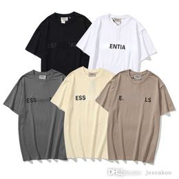 2023 Designer Summer Mens 100% Cotton T-shirts High Quality Letter Printed Round Neck Short Sleeve Tees Fashion Loose T-shirt Tops