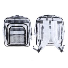Waist Bags 28GD Anti-static Clear PVC Backpack Cleanroom Engineer Tool Bag for Computer Tools 230223