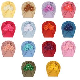 Hats Born Foetal Cap Baby Solid Colour Big Sun Flower Hedging Hat Kids Kawaii Hair Accessories Pography Props