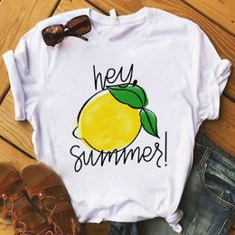 Women's T Shirts Women Pineapple Beach Fashion Summer Graphic Short Sleeve Lady Womens Harajuk Tops Clothing Shirt Tees Female