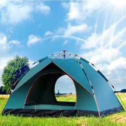 Tents and Shelters 4 season Tents Large Tent Sun Shelters 34 Person Outdoor Camping Tents Automatic Pop Up Tents Throw For Big Family Hiking Beach J230223