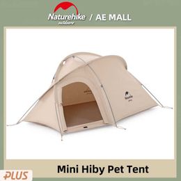 Tents and Shelters Naturehike Mini Pet Tent Outdoor Indoor Portable Warm Kennel Small Animal House Camp Waterproof Double Door Cotton Camping Tent J230223