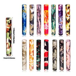 Latest Colourful Aluminium Alloy Smoking Pre-Roll Tube Empty Sealing Jar Portable Storage Stash Case Package Box Rolling Handroller Cigarette Tobacco Herb Tool
