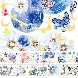 Gift Wrap Fairy Star Butterfly PET Special Oil Washi Tapes Journal Masking Tape Adhesive DIY Scrapbooking Stickers