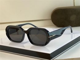 Yeni Moda Tasarımı Güneş Gözlüğü 917 Kare Çerçeve Oval Lens Üst kaliteli plakadan yapılmış popüler ve basit stil çok yönlü dış mekan UV400 koruma gözlük