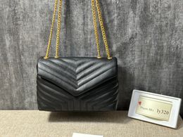 borsa Borse pochette firmate Busta Borse in vera pelle di caviale portafoglio su borsa a catena borsa da donna di moda donna spalla borsa vintage carta di lusso