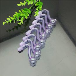 new Europe and Americaglass pipe bubbler smoking pipe water Glass bong Hot selling purple s Glass boiler accessories