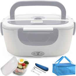 Lunch Boxes Plastic Electric Car Office Heated Bento 220V 110V 24V 12V EU Plug Food Heating Warmer Container Portable Travel 230222