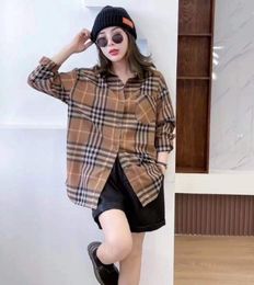 Casual Dresses Women Elegant Plaid Print Buttons Irregular Party Dress Office Lady Turn-Down Collar Shirt Loose Mini Vestido ZE07