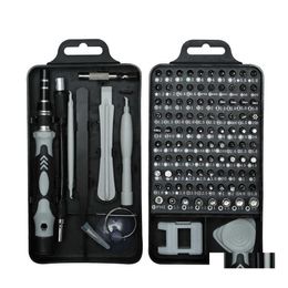 Other Vehicle Tools 115In1 Mini Screwdriver Set Perfect For Phone Repair Watch Hobbies And More Car Tool Drop Delivery Mobiles Motorc Dhpa9