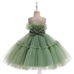 Girl's Dresses EACHIN Girls Elegant Mesh Dress Baby Kids Princess Dresses Children Sleeveless Ball Gown Party Clothing for Child Tulle Dres Z0223