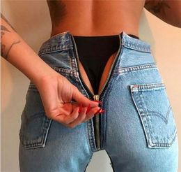 Women's Jeans Sexy women's jeans tight back zipper hip jerk pencil pants 230223