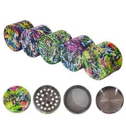 Smoking Pipes New 50 mm zinc alloy multi Colour printing and grinding machine