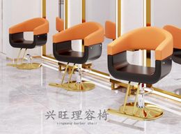 The hairdresser's chair is specially designed for the hair salon to lift and rotate the hair cutting chair. Salon furniture, salon barber chair.