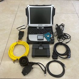 for BMW Diagnostic Tool ICOM A2 B C with CF-19 Laptop V2024.01 HDD Full Set for BMW ICOM Scanner Ready to Use