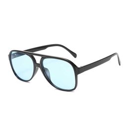 Sunglasses 2022 Vintage Pliot Sunglasses Womens Brand Designer Tint Colour 95166 G230223