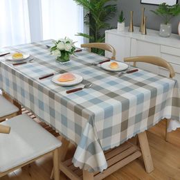 Table Cloth PVC Tablecloth Waterproof And Wash-free Nordic Home Coffee Mat Anti-scald Oil-proof