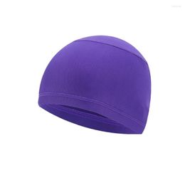 Cycling Caps GOBYGO Solid Colour Hat Sweat-absorbent Quick Drying Elastic Breathable Outdoor Sports Running Climbing Accessories