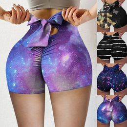 Women's Leggings Sexy Pants For Women Short Butterfly Print Bow Tie Seamless Sport Workout Clubwear Homewear Femme Fitness Push Up