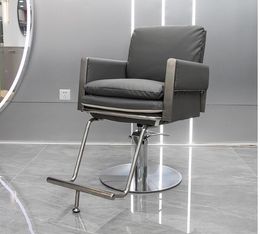 Liftable rotary hair cutting chair Modern simple hair cutting chair hair . Salon furniture, salon barber chair.