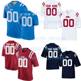 NCAA Ole Miss Rebels College Football Jerseys Campbell Heath Hemphill Hess Kelly Ruff Thomason Trigg Wolfe Acker Braun Broeker Brooks Cade Carswell Jersey