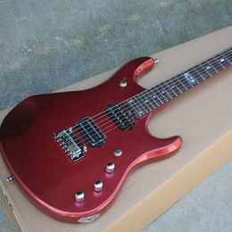 Seven Colours Electric Guitar with Flame 24 Frets Rosewood Fretboard Customizable