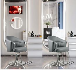 Barber shop barber chair iron dyeing stainless steel barber chair Salon furniture, salon barber chair.