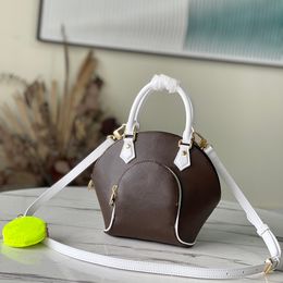 Дизайнерская сумка-ракушка счетчика качества, роскошная сумка через плечо, сумка из натуральной кожи, искусственная сумка через плечо высотой 26 см с коробкой ZL173