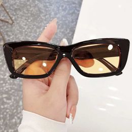 Sunglasses Small Rectangle Sunglasses Women Oval Vintage Brand Designer Square Sun Glasses For Women Shades Female Eyewear Anti-glare UV400 G230223