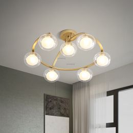 Ceiling Lights Modern LED Glass Nordic Luxury Creative Lamp Bedroom Light Kitchen Fixtures Hanging LampsCeiling