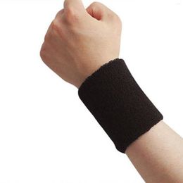 Wrist Support Cotton Sweatband Moisture Wicking Athletic Terry Cloth Wristband For Tennis Basketball Running Gym Working Out