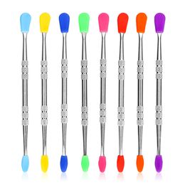 Metal Smoking Dabber Tools Glass Oil Wax Dab Tool For Pyrex Bongs Water Pipe Accessory Plastic Jar Packing