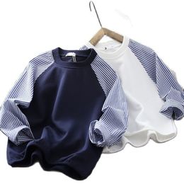 Clothing Sets VIDMID Spring And Autumn Boys Long Sleeve T shirt KIDS Splicing Children s Top P121 230224