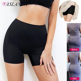 Women's Leggings Women Safety Slip Shorts Under Skirt Seamless Anti Chafing Boxer High Waist Boyshorts Anti-emptied Panties Yo Ga Short Pants 230224