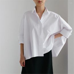 Women's Blouses SuperAen Loose Oversize Shirt Fashion Thin Bat Sleeve Women Clothing College Cape Cardigan Shirts For