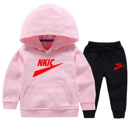 1-13Years Children Toddler Boy Clothes Set Fashion Hooded Long sleeve Top with Pants Children Baby Autumn Outfit Suits