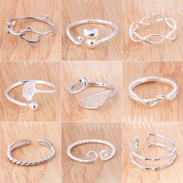Collection 38 ring Female Minority design fashion personality light luxury high sense cold wind index finger ring open hand ornament