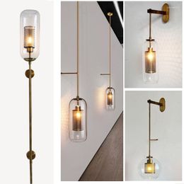 Wall Lamps Decorative Floor Lamp Classic Glass Ball Modern Arc Design