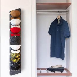 Hooks Baseball Hat Rack Door Back Storage Holders Hanging Over The Cap Organizer With 14 Pockets Caps Display