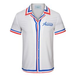 Kazablanka yarış ipek sanat gömlek 2023 yeni sonbahar ve kış erkekler gündelik Gömlekler