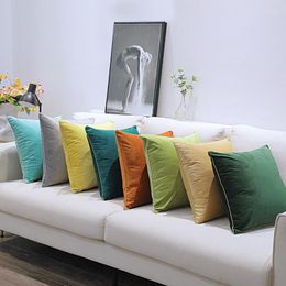 Caso de veludo de cor de coloração sólida Caso de doces para sofá Decoração decorativa em casa 30 50 45 45