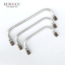 Bag Parts Accessories 10PCS 1630cm Bag Frame For Purse Doctor Purse Frame Metal Aluminium Tube Frame Bag Handle Accessories Clutch Bag Parts 3 Colour 230223