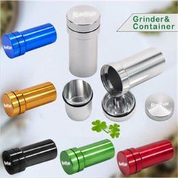 Smoking Pipes Integration of New Metal Cigarette Mill spice dual storage tank