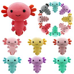 Axolotl Plush Toy Kawaii Animal Axolotl Plushies Figure Doll Toy Cartoon Axolotl Stuffed Doll Gifts For Kids Girls Pillow Toys LT0031